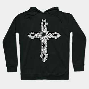 Merry Christmas Cross Hoodie